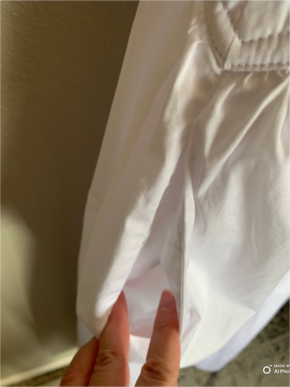 Madewell White Poplin Seamed Maxi Dress Size 14 NWT White Cotton Summer Dress - Picture 11 of 17